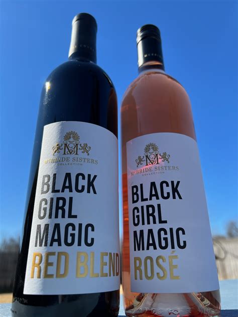 Black girl magic sparkling wine